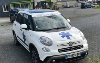 stickers pour véhicules réalisés pour les ambulances Alanic Pleubian